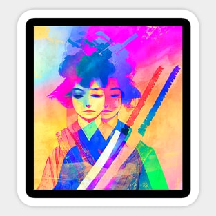 Samurai Girl 2 Sticker